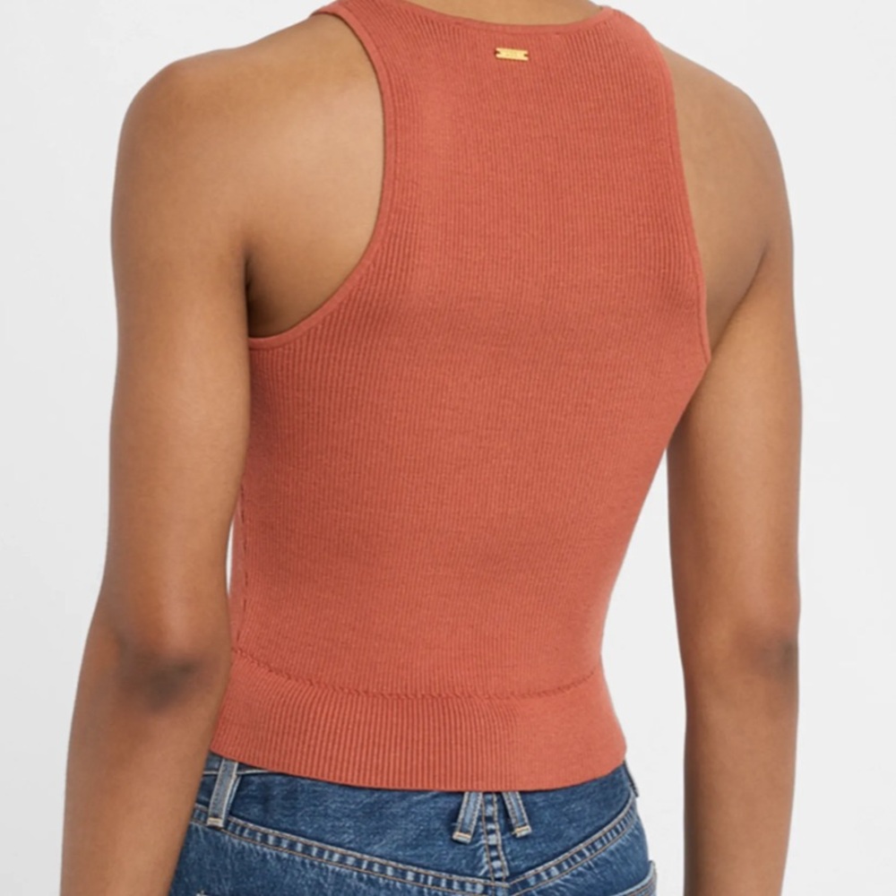Avery Racerback Tank Top - Orange - Picture 3 of 10